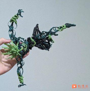 这就是降维打击!?网友晒自己小学时用铁丝制作的《龙珠》中的布罗利