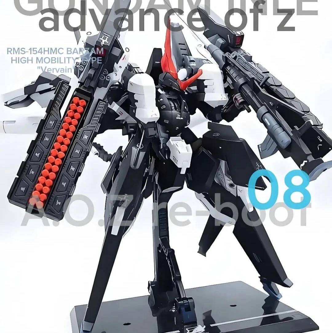 AOZ厨狂喜！藤冈建机看了都沉默！高机动型巴扎姆"Vervain"——这台只活在设定集里的MS，被疯子模型师亲手拖进了现实！