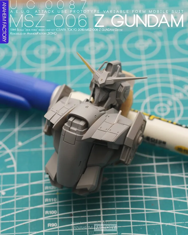 教科书级GK改造!瀧川虚至正版ZETA设定还原,这才是1/144最强改造成品!