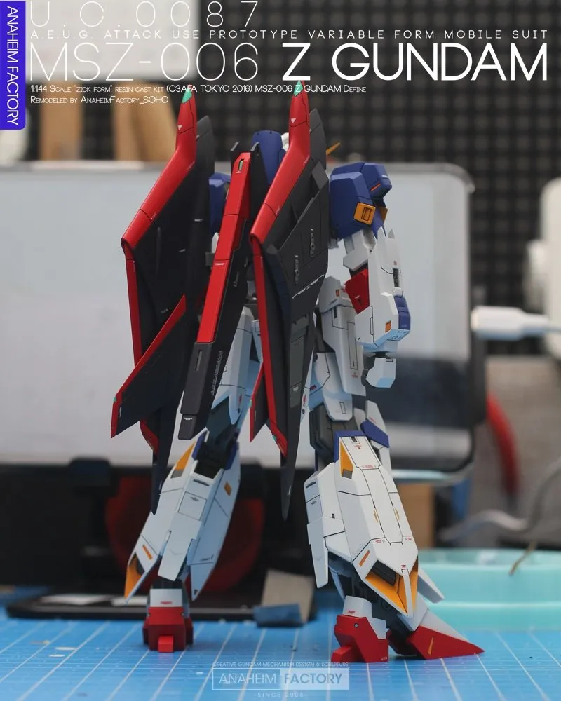 教科书级GK改造!瀧川虚至正版ZETA设定还原,这才是1/144最强改造成品!