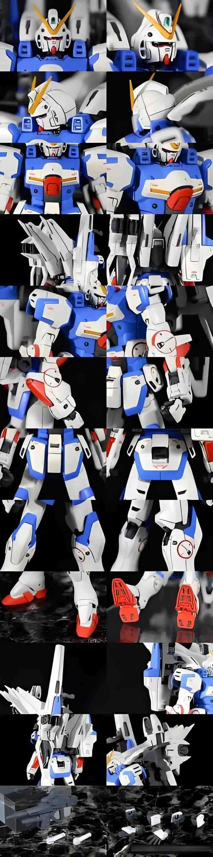 平行宇宙的遗憾神作!暖白精涂第二V高达,揭秘UC0153瘸腿战神的双面神话!