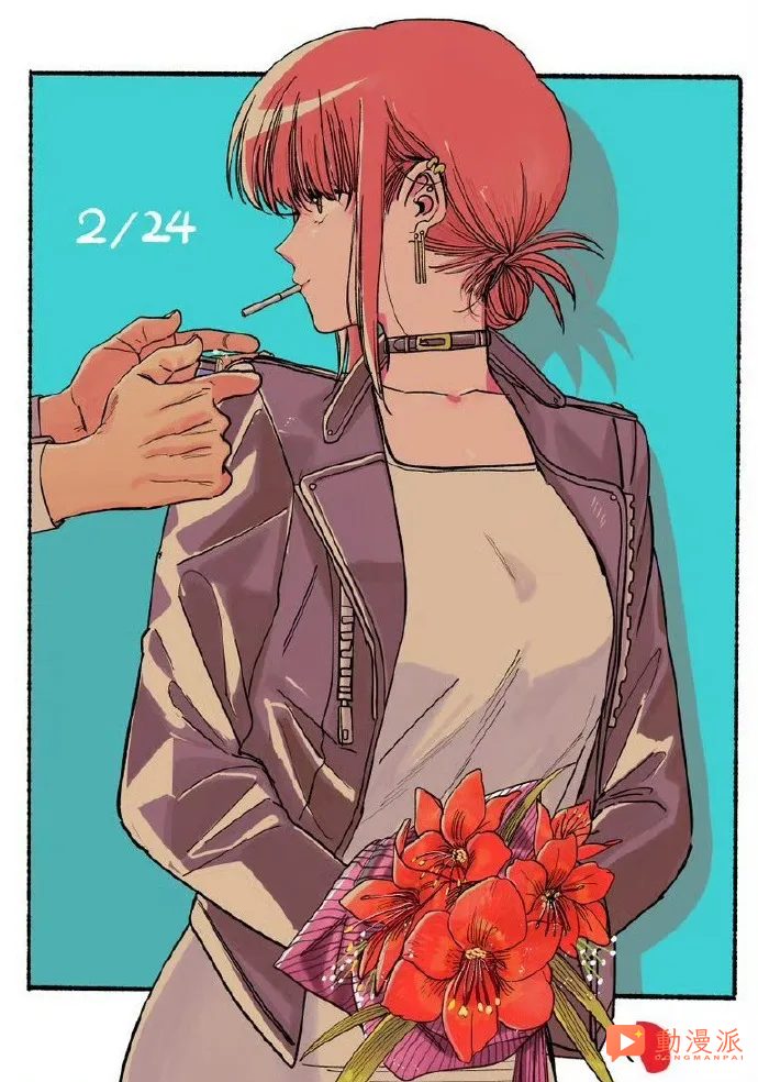 「在超市後門吸菸的二人」作者日常摸魚，好多好多可愛的插圖！