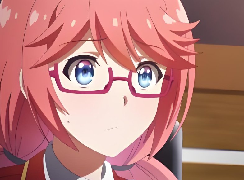 動漫眼鏡娘摘下眼鏡後的顏值盤點