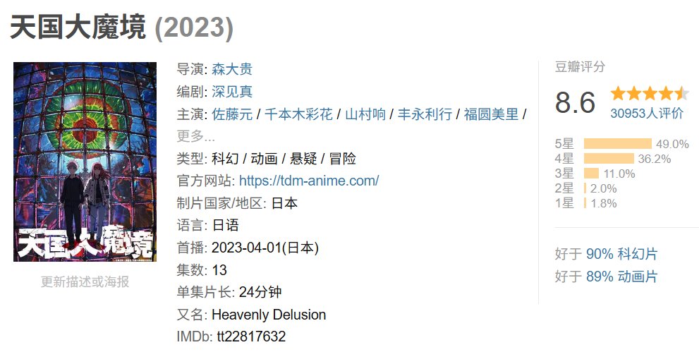 天国大魔境值得看吗:I.G出品的双线科幻悬疑番