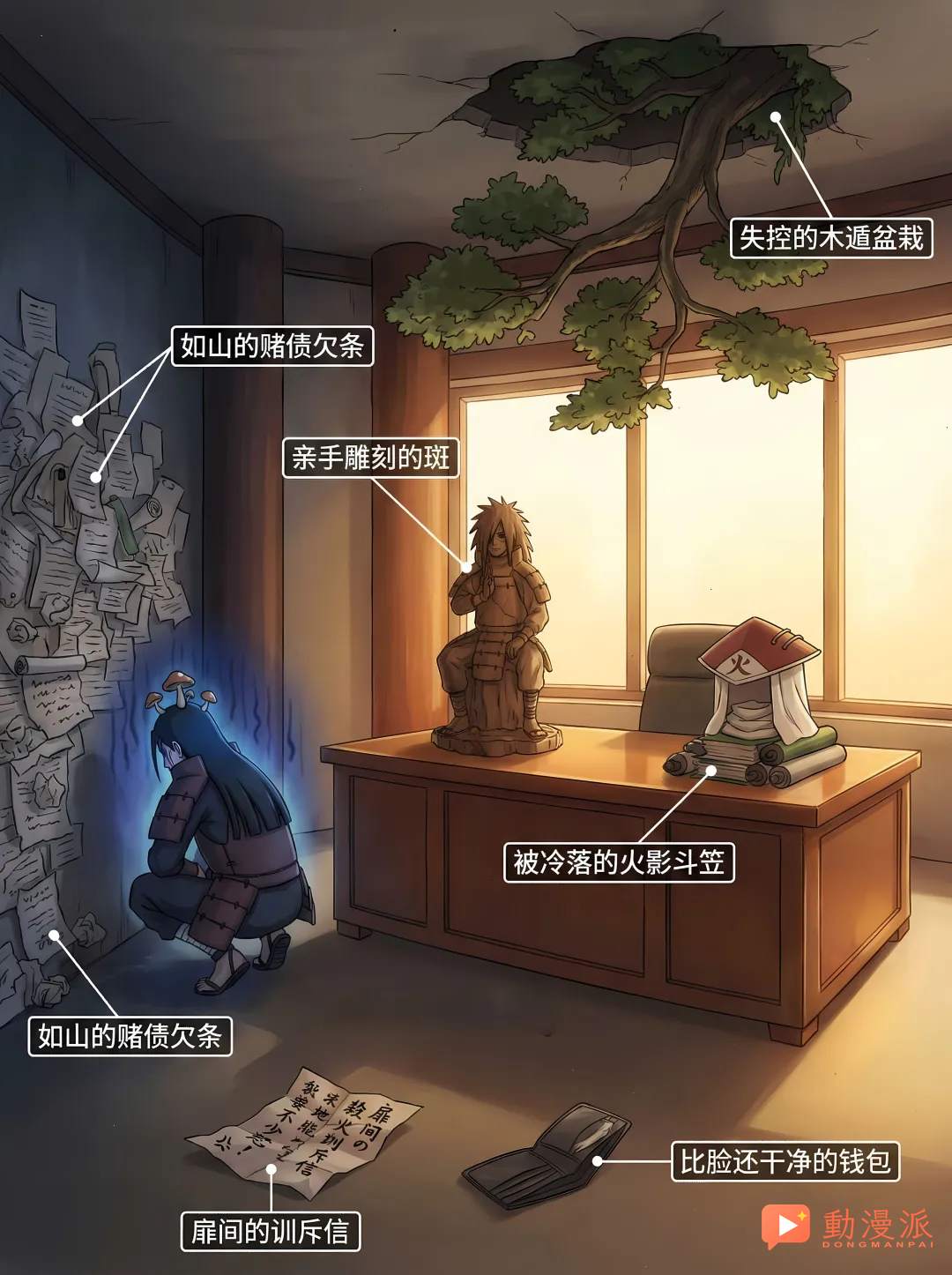 失控現場!若歷代火影全按自己想法來,辦公室直接大變樣,綱手最真實!