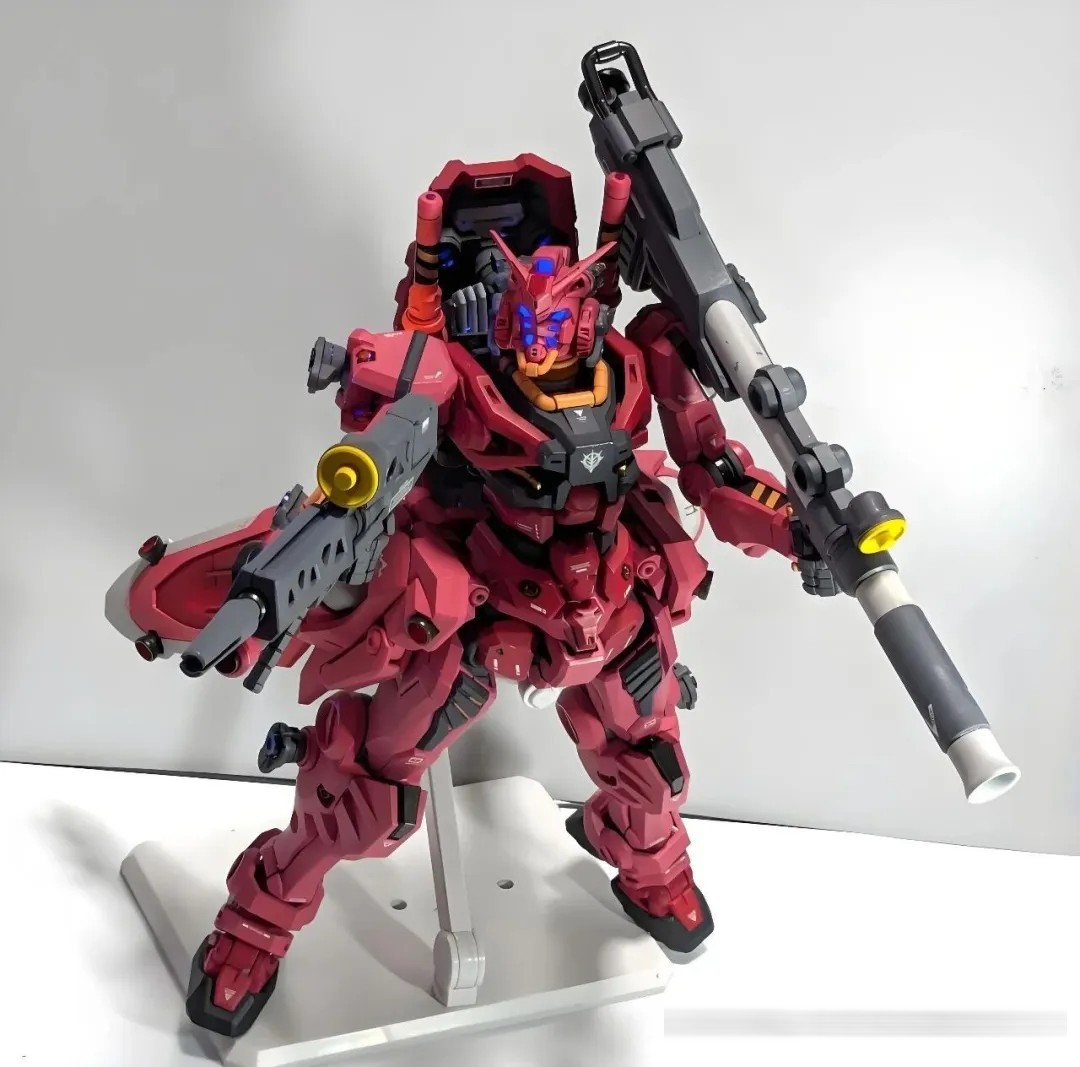 MG未出民间封神!3D打印1/100赤色GQ高达,暴风推进器+零式头改颠覆平行宇宙战力!