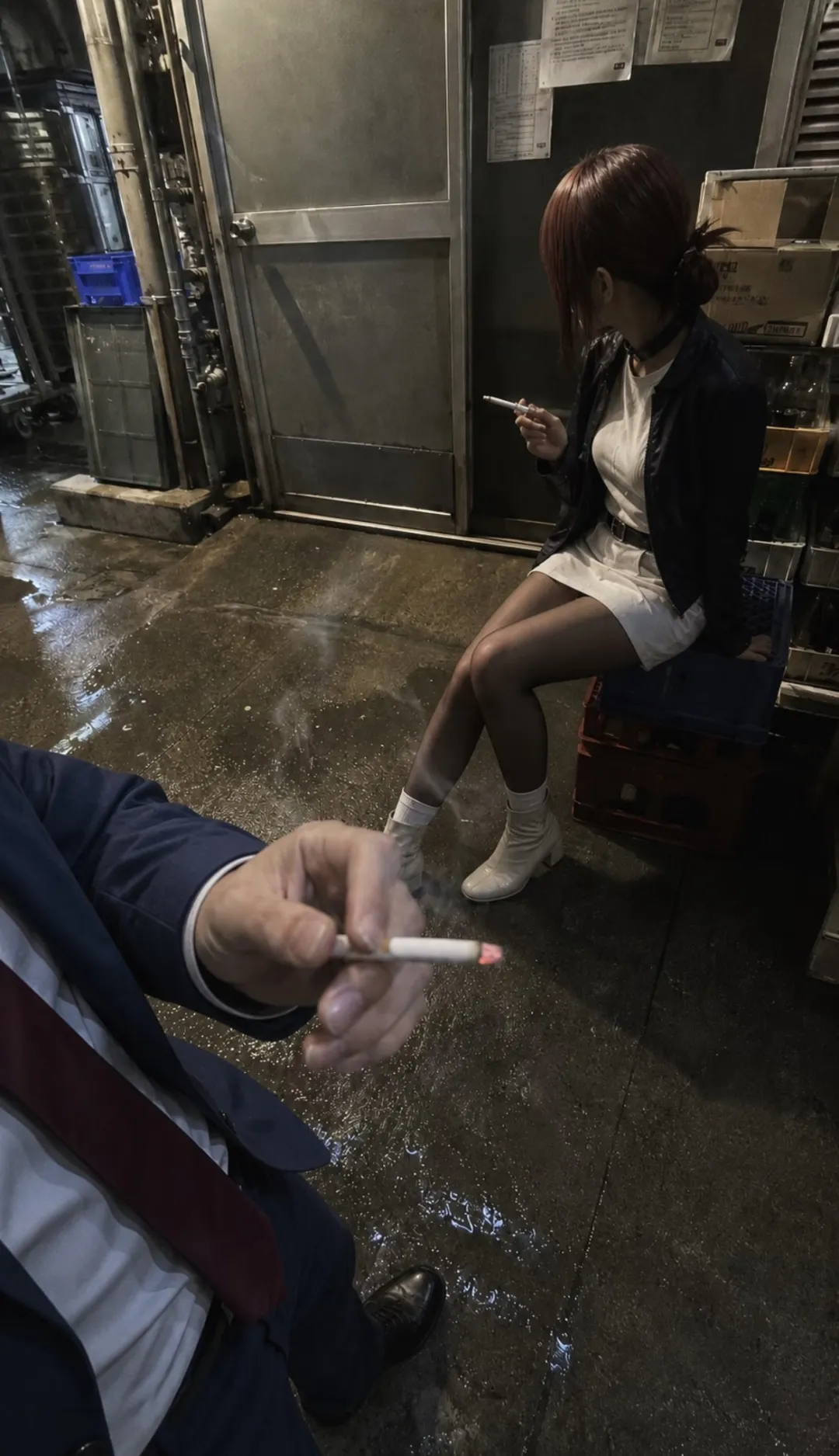 在超市后门吸烟的二人:写给疲惫成年人的治愈故事