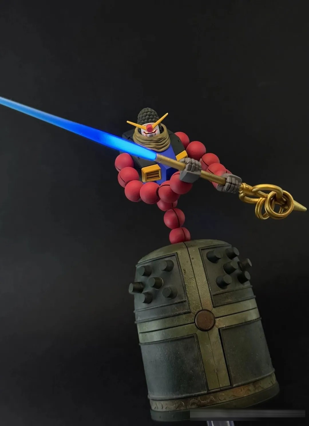 梵钟栖禅,武斗证道!HG 1/144 曼陀罗高达 曜式涂装!