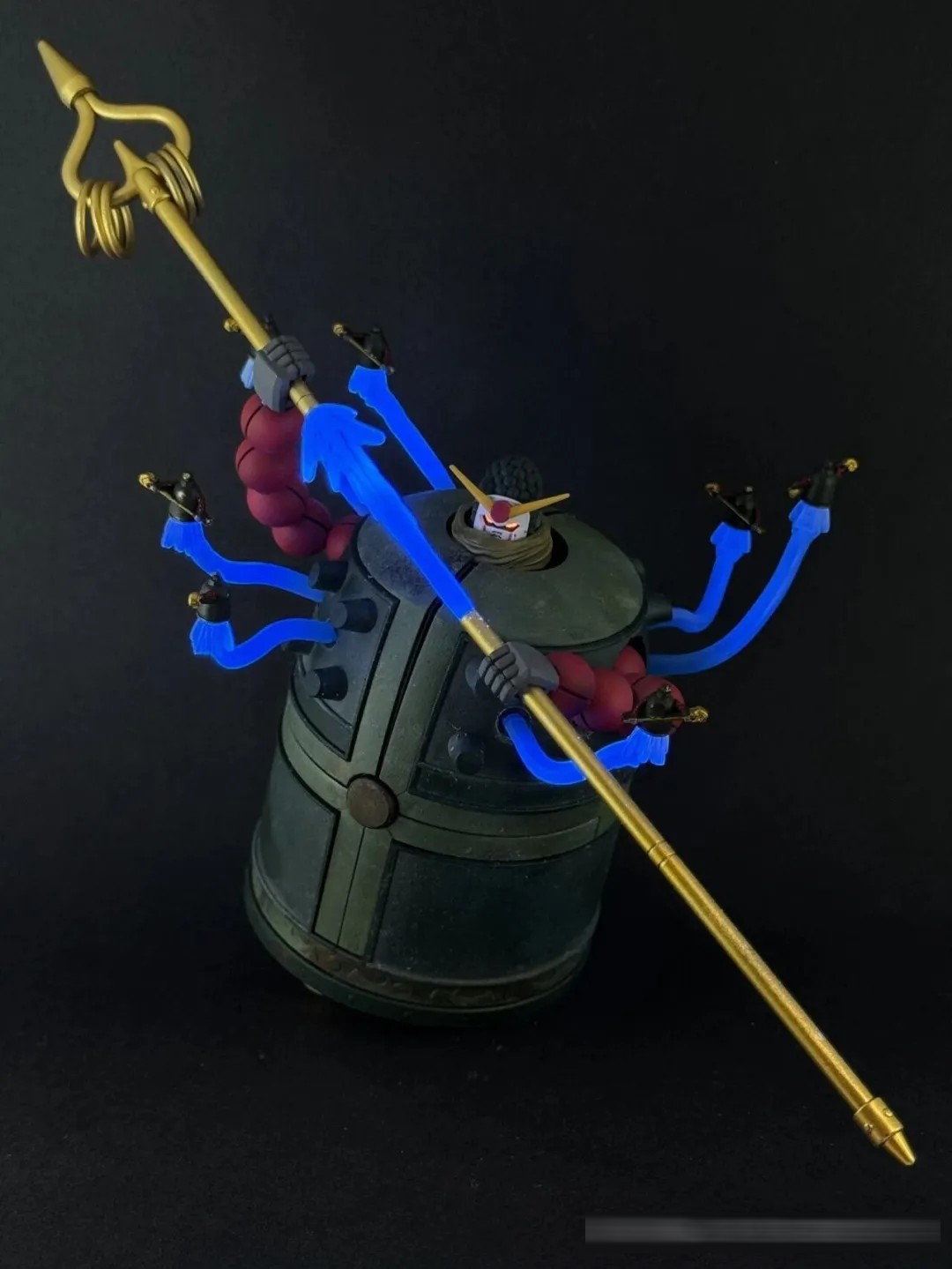 梵钟栖禅,武斗证道!HG 1/144 曼陀罗高达 曜式涂装!