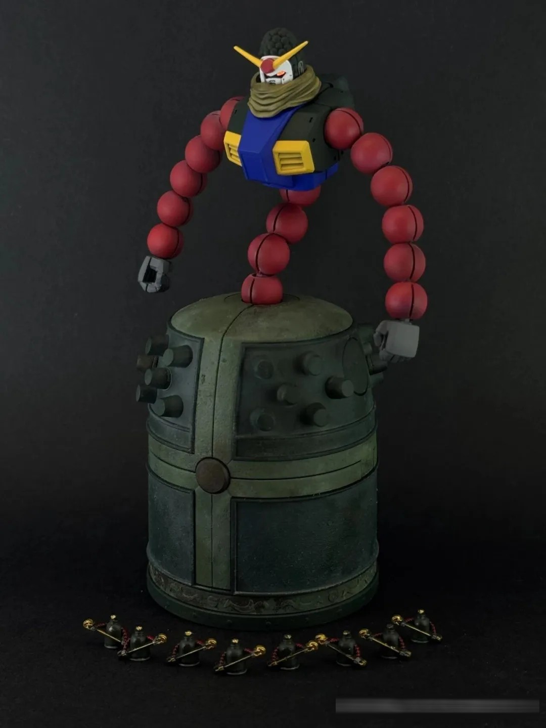 梵钟栖禅,武斗证道!HG 1/144 曼陀罗高达 曜式涂装!