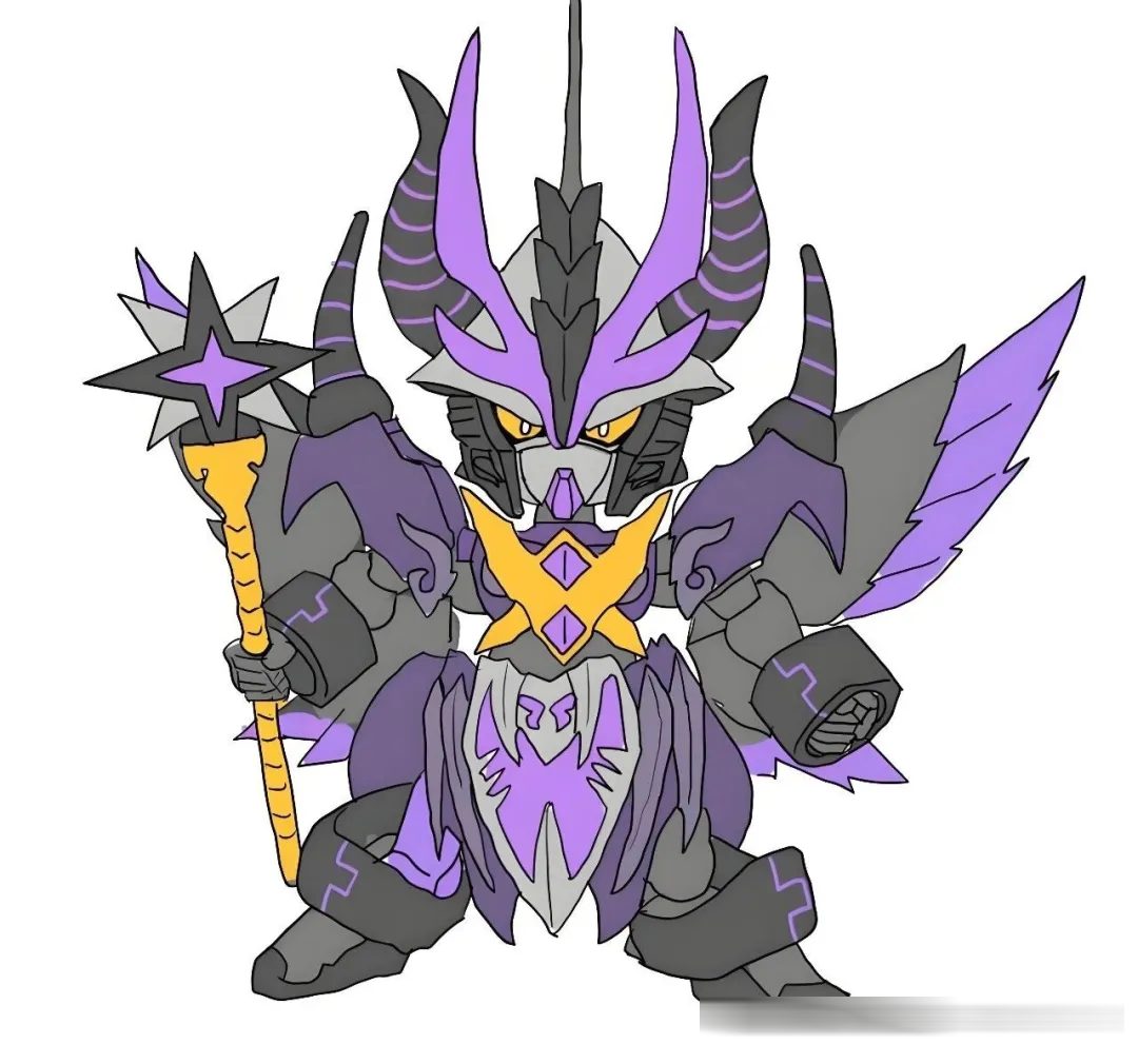 只有魔法才能打败魔法!holoX总帅专属「暗黑圣盾高达」!