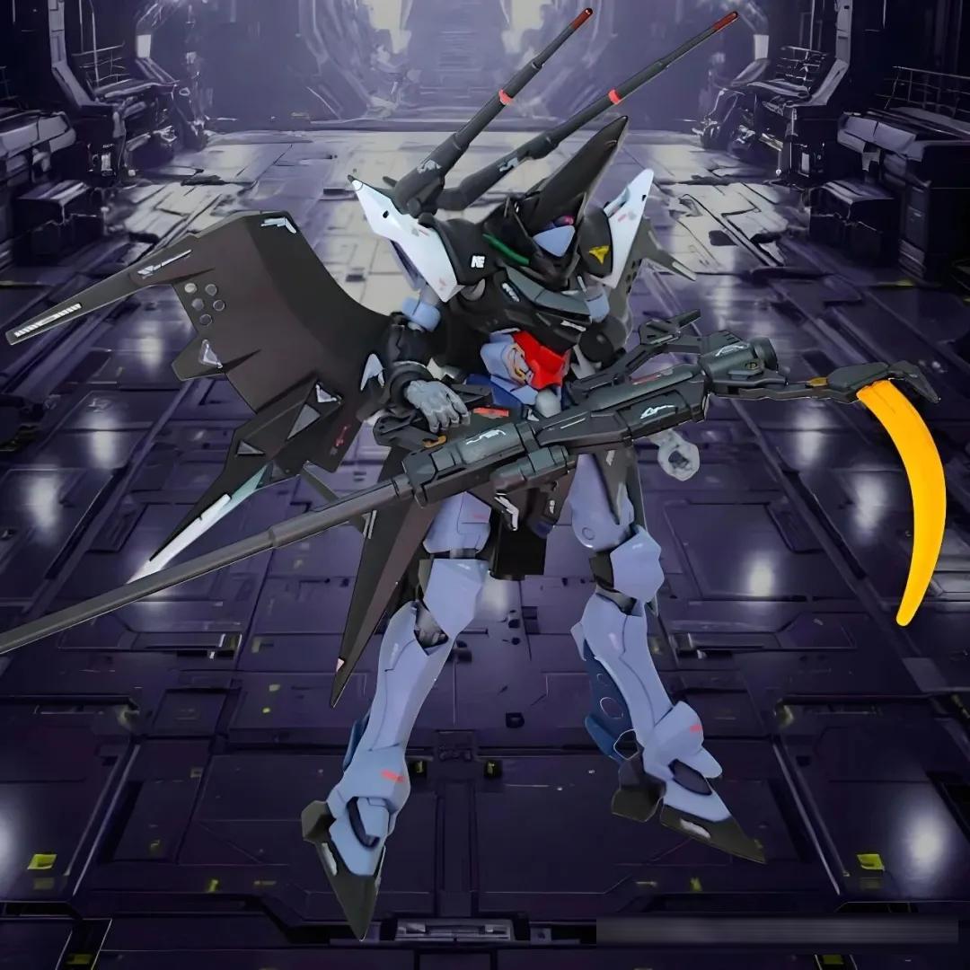 当汉布拉比摘下面罩的那一刻,整个宇宙世纪都沉默了……GQuuuuuuX×死神高达,来自异世界的"提坦斯死神"降临!