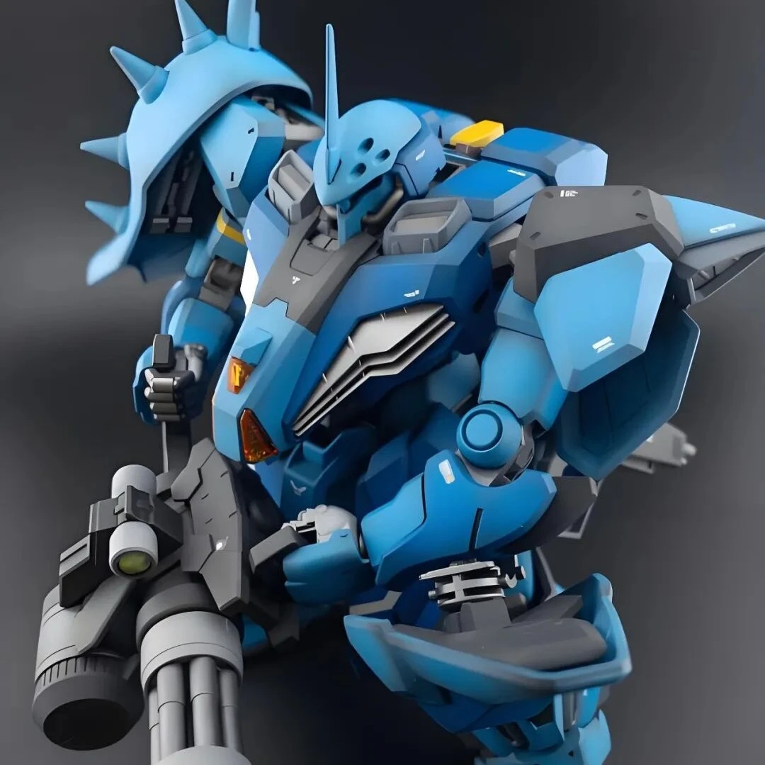 致敬吉翁传奇 MS-07B 初代老虎，跨纪元风格融合改造！HG 1/144 梅萨 M01 型（高曼・诺比尔专用机）！