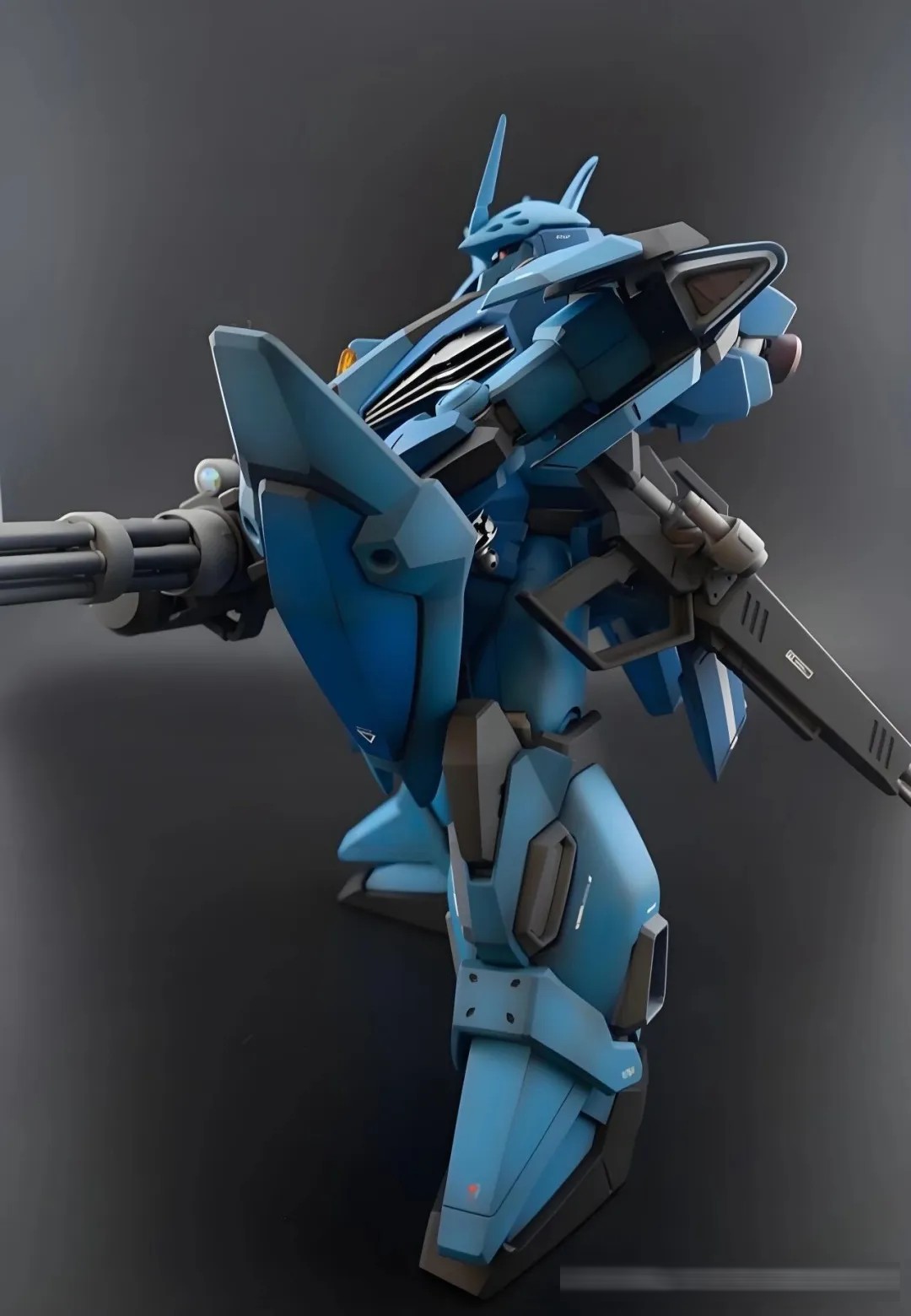 致敬吉翁传奇 MS-07B 初代老虎,跨纪元风格融合改造!HG 1/144 梅萨 M01 型(高曼・诺比尔专用机)!