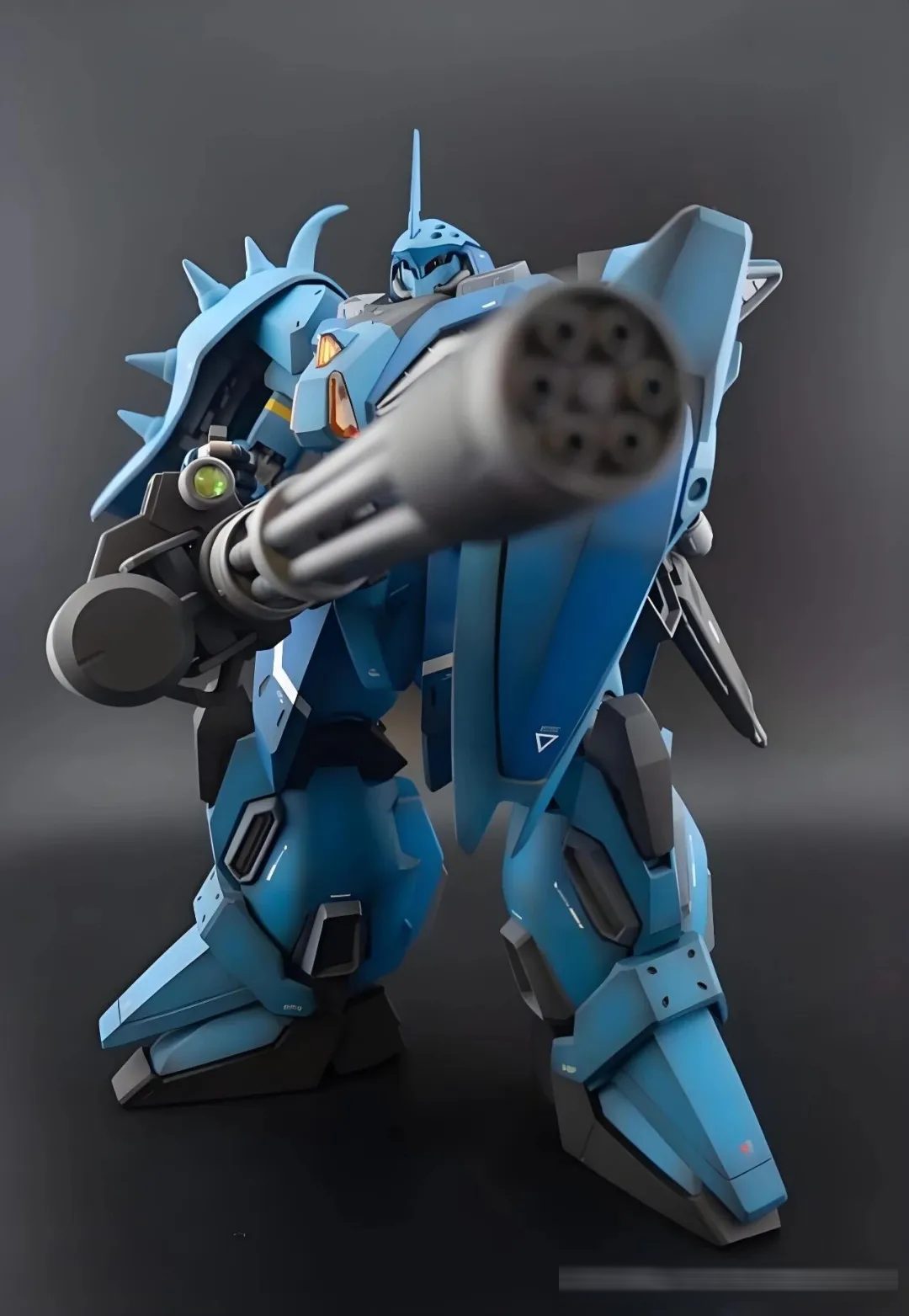致敬吉翁传奇 MS-07B 初代老虎,跨纪元风格融合改造!HG 1/144 梅萨 M01 型(高曼・诺比尔专用机)!