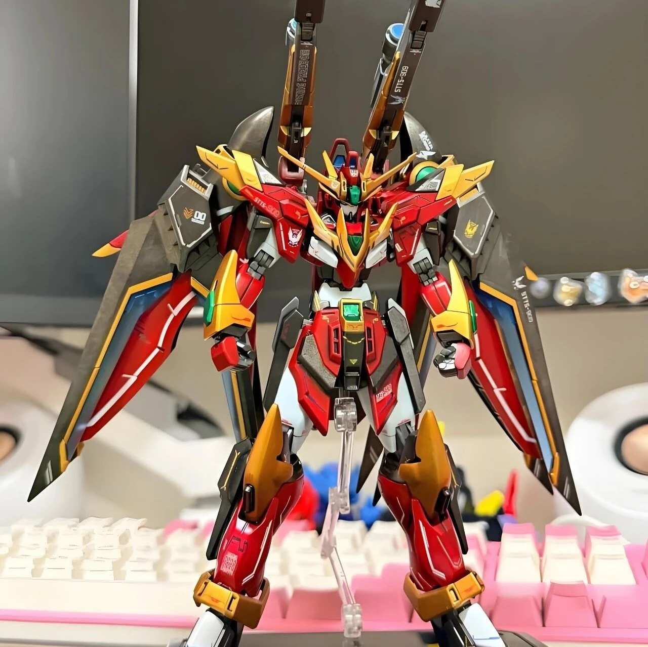 《超级机器人大战OG》联名《高达》大魔改！G-Brave炎！